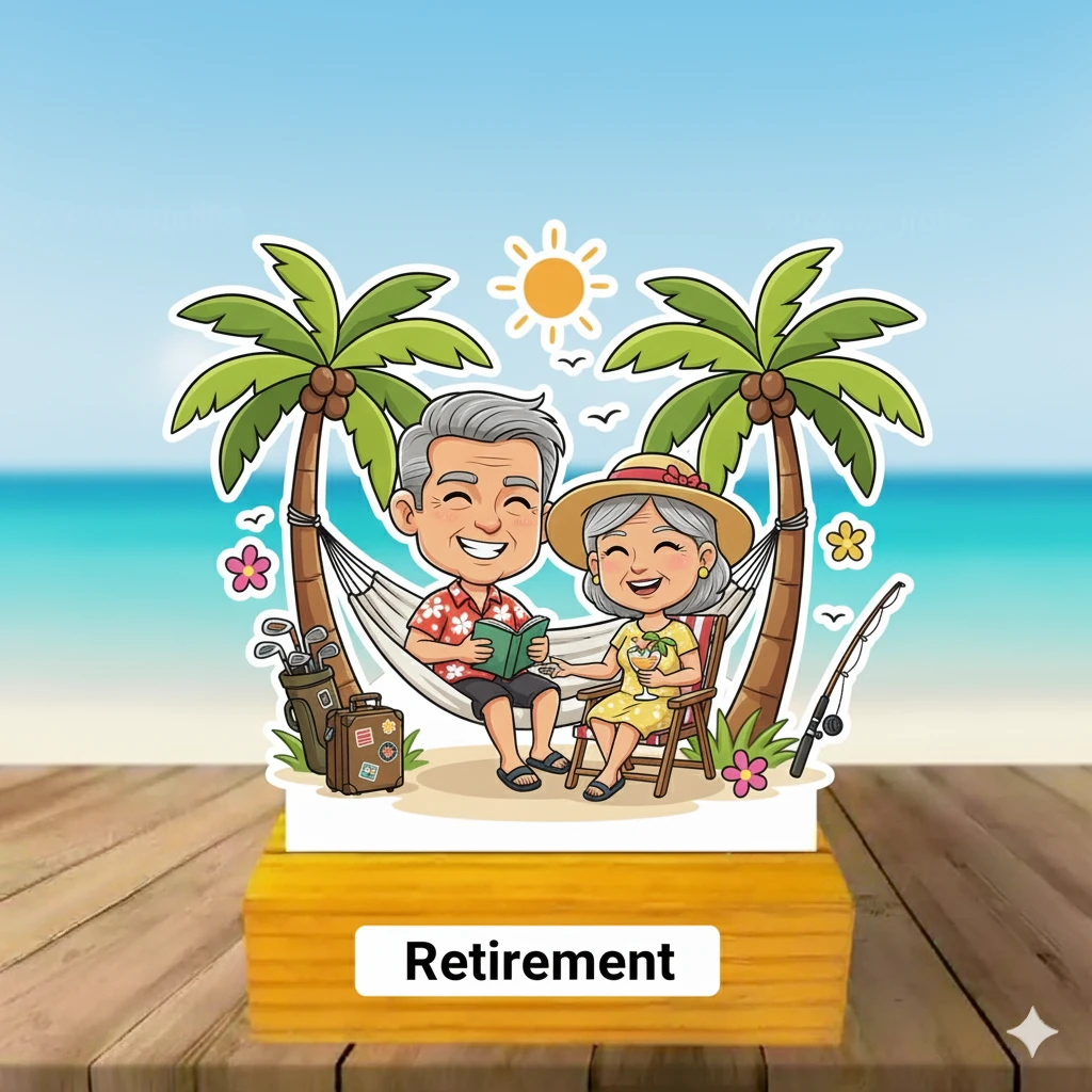 Retirement Caricature