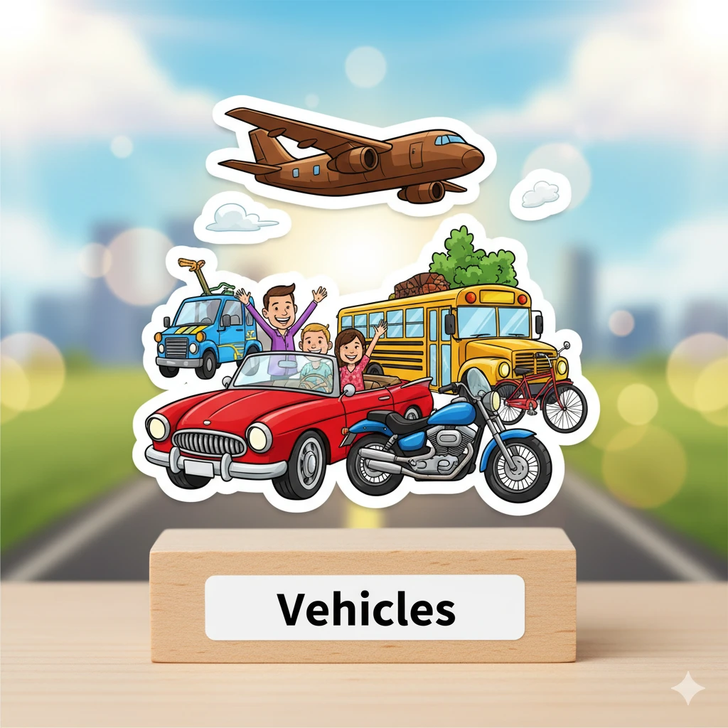 Vehicles Caricature